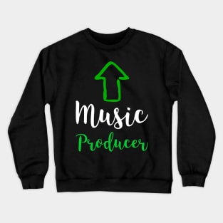 Music Producer Pointing, Beatmaker Crewneck Sweatshirt